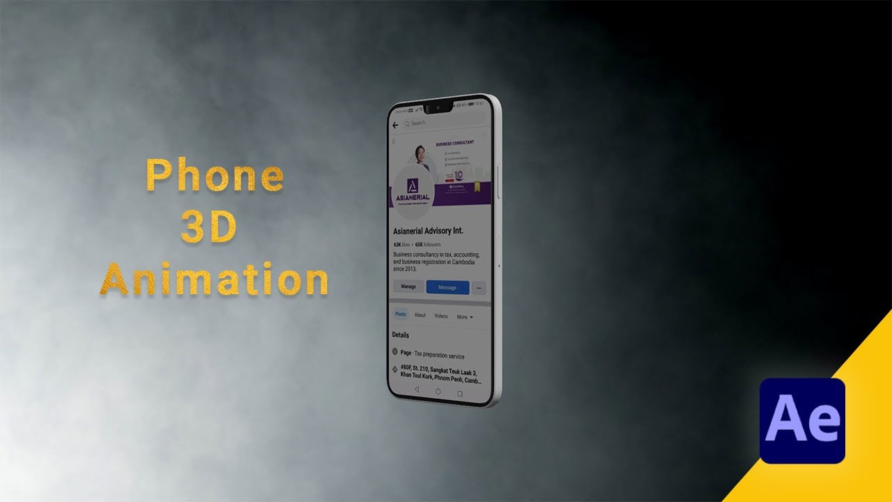 3D Phone animation in After Effects - YouTube