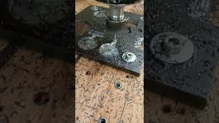PrintNC Steel... Round 2 - 1600mm/min 3mm DOC 6mm End Mill