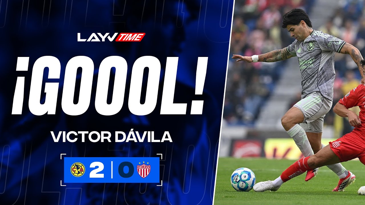 ¡Gol de Victor Dávila! | ¡CAYÓ EL SEGUNDO! América 2-0 Necaxa | Layvtime