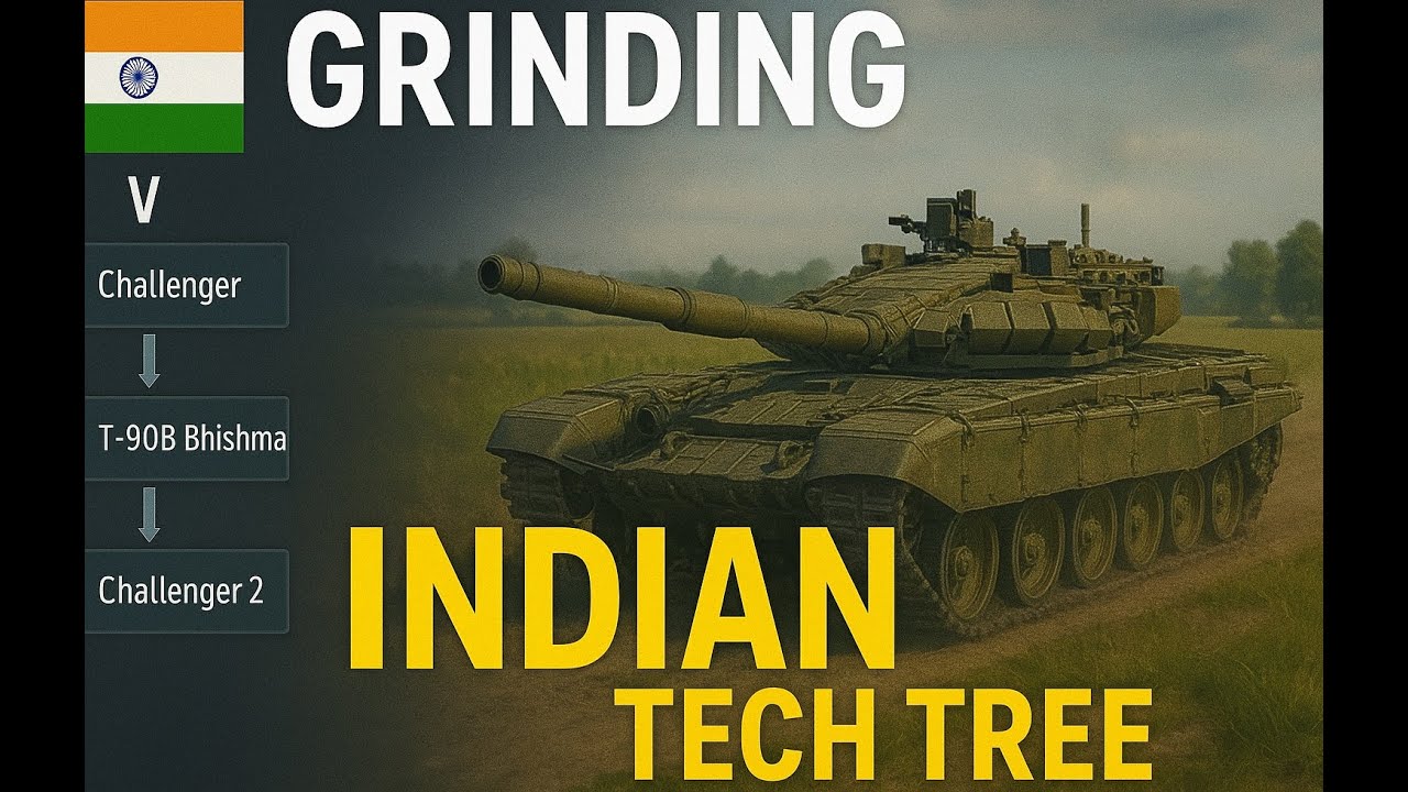 War Thunder Ground Realistic BAttles - Indian Tech Tree - YouTube