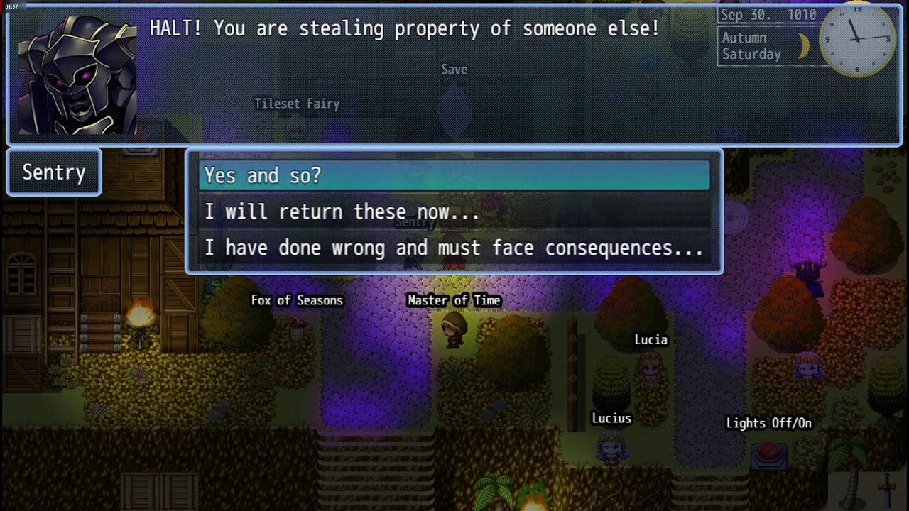 OcRam RPG Maker MZ Demo -project - YouTube