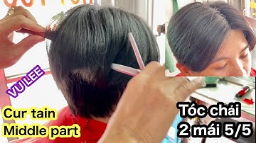 5/5 Pony-kapsel, langzame knipbeurt, makkelijk te begrijpen. Deel hoe je een eenvoudige kamknipbe...