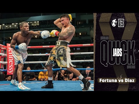 Quick Jabs | Joseph Diaz Jr vs Javier Fortuna! Diaz Fights In New Weightclass And For Interim Belt!