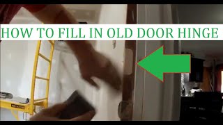 Celebrity How to Fill in Door Hinge Hole with Shims Profile
