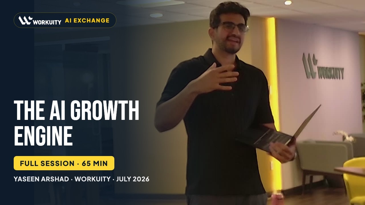 Workuity | AI Resource Library The AI Growth Engine complete session with Yaseen Arshad