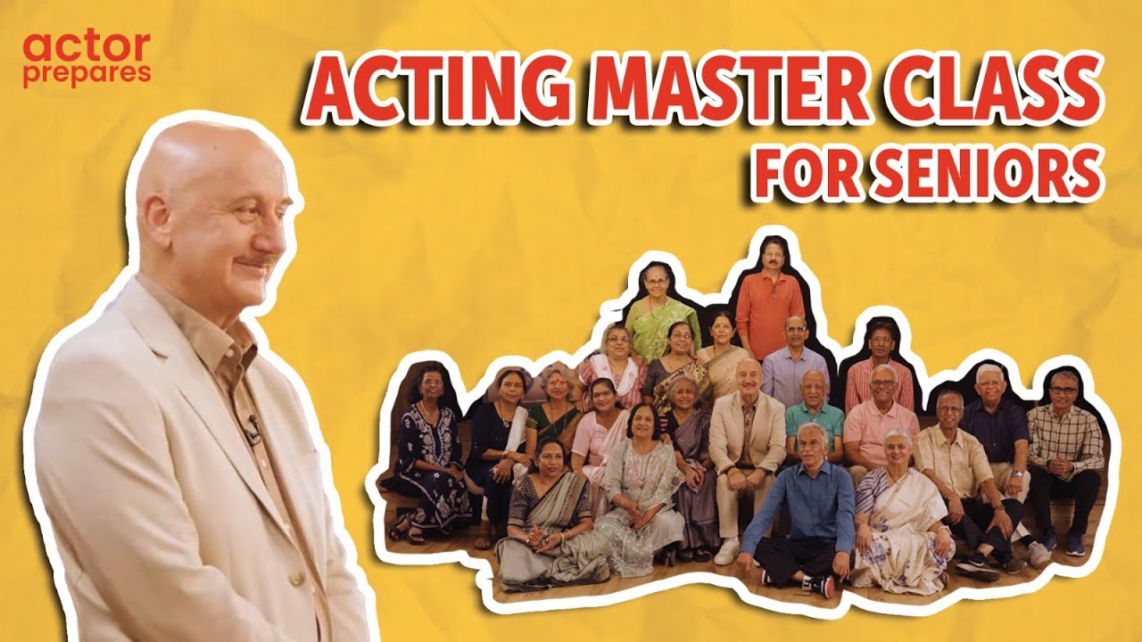 Anupam Kher’s Acting Masterclass with Seniors | Actor Prepares | Acting School | Vijay69 | Netflix