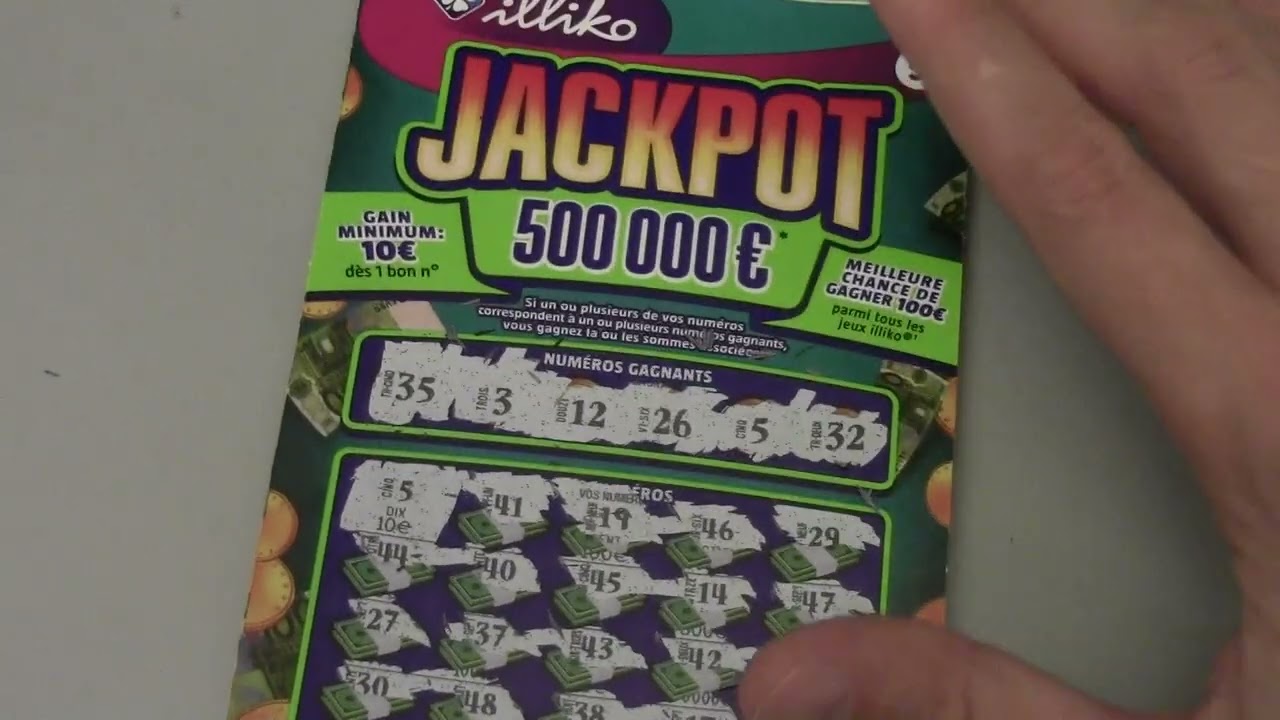 Ticket de Grattage,1 SUPER 10 OU 200,1 Cash,1 Jackpot, 1 Méga GOAL,1 Millionnaire la chance ou pas !