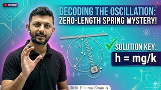 Mastering Zero-Length Spring Problems | F=ma Olympiad Physics Solution