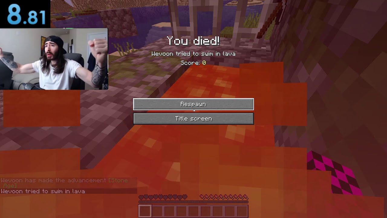 Minecraft Fastest Death Speedrun - 