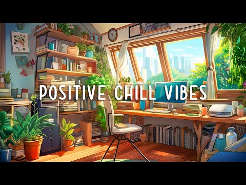 Lofi Positive Vibes ~ Chill Study Lofi Playlist for Positive Feelings and Energy 