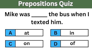 Prepositions Quiz for Beginners part -3 l #grammarquiz screenshot 2