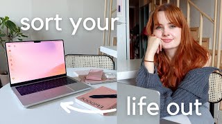 Digitally Organizing my life | Notion Tour, Time blocking and Free Printables