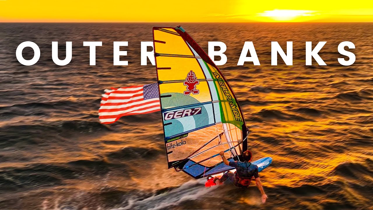 We went WINDSURFING in the USA! YouTube