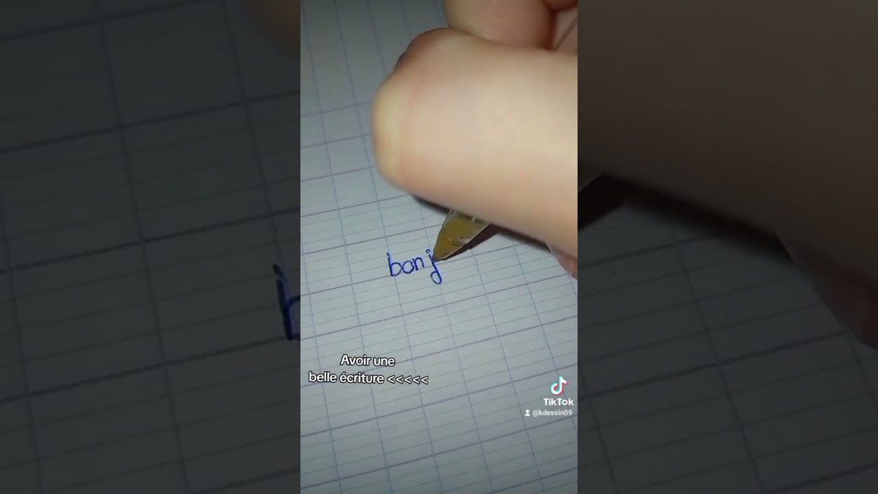 Avoir une belle écriture ❤️ 