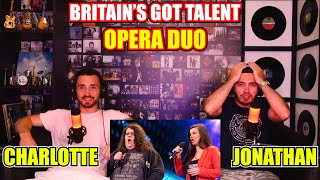 Opera Duo Charlotte \& Jonathan - Britain's Got Talent 2012 Audition | FIRST TIME REACTION