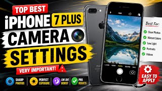 Secret iPhone 7 Plus Camera Settings You Should Use! ~ iphone 7 plus cinematic video settings,