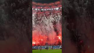 Marseille fans crazy pyro show at home to Lens