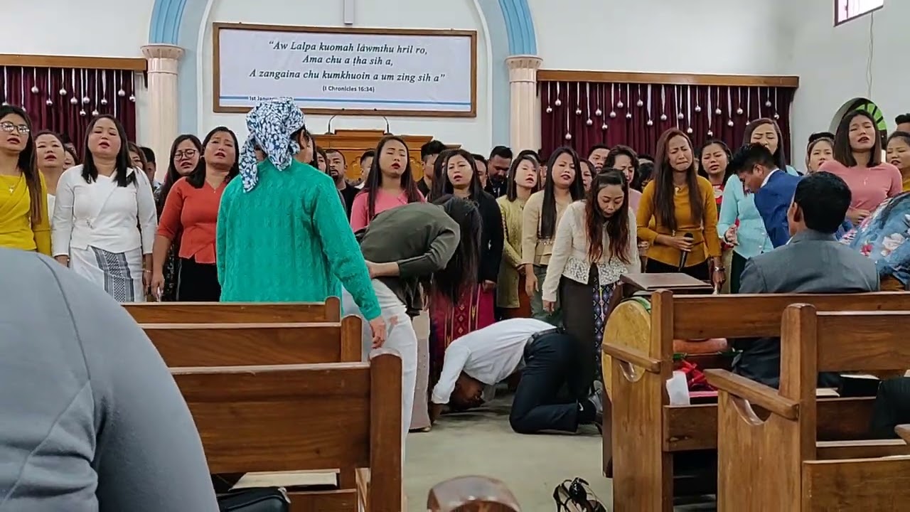 Hmar hla|Ka dittak LALPA|New year morning church service|1st january 2020|muolhoi Presbyterian|PYF