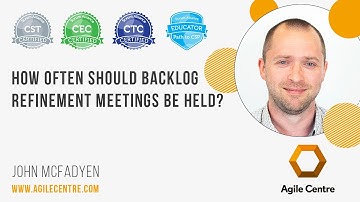 How often should backlog refinement meetings be held?