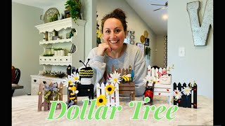 FARMHOUSE RISERS & FENCES ❤ Spring & Summer DIY’s | Dollar Tree DIY’s | BEES & LADYBUGS