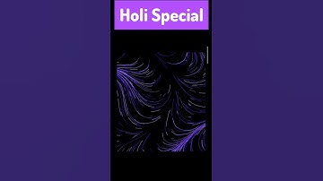 Holi Special Colours Flow Field Using Html5 Canvas and JavaScript || Coding Status #holispecial