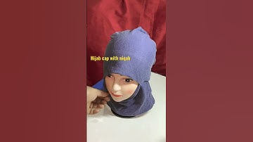 Instant Hijab cap with niqab #shorts #shortvideo #ytshorts #shortindia #heenaspassion #hijab #niqab