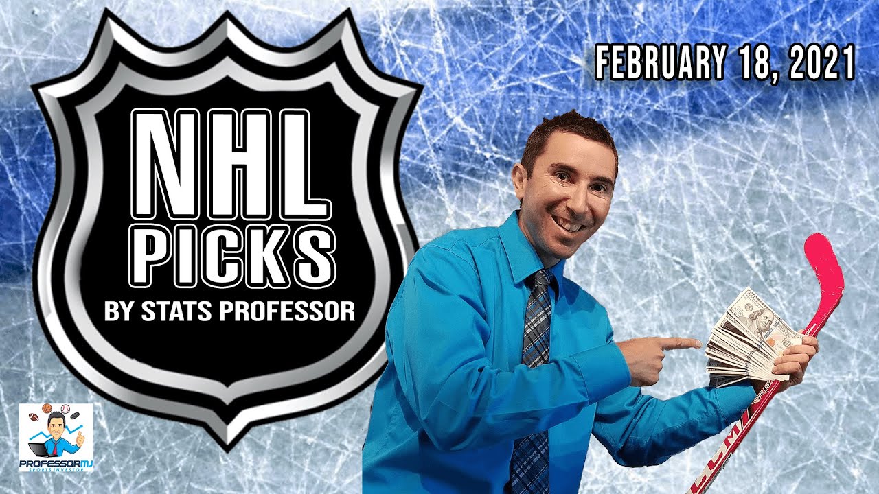 Top NHL Pick (by Stats Prof!) for Thursday February 18 YouTube
