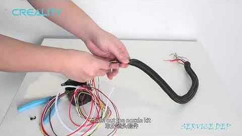 Service tutorial Ender 3 Max the hotend thermistor replacement