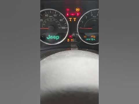 2014 jeep wrangler oil change required light reset - YouTube