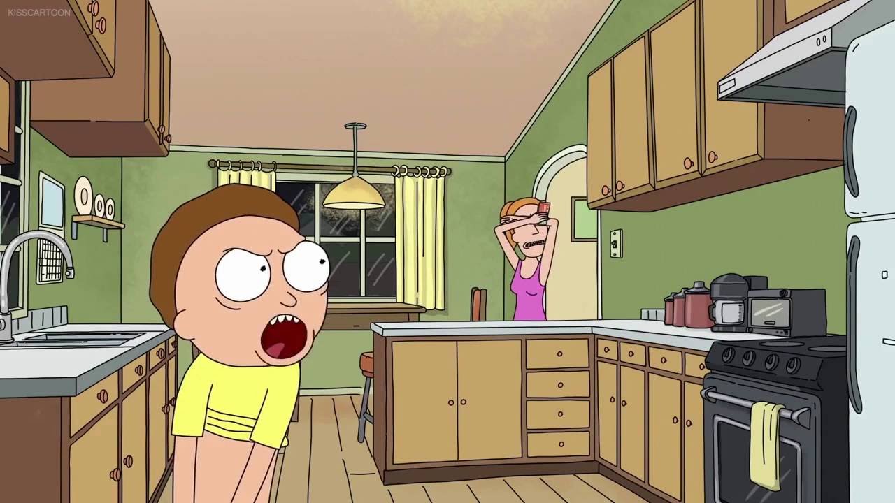 Rick and Morty Why in the kitchen?! YouTube