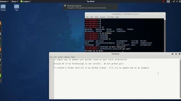 Updating my local Github repository
