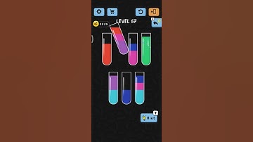 Water color sort level 57 | walkthrough solution #youtube#shorts#game .. SUBSCRIBE for more