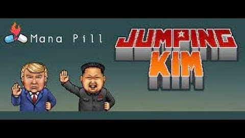 Playing JUMPING KIM on mobile!