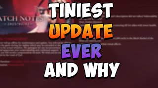 Smallest Update Ever and why it ain't a Problem Yet I Watcher of Realms
