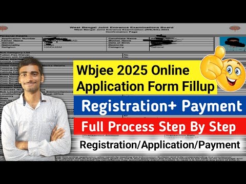 WBJEE 2025 Online Application Form Fill Up ️|Registration, Paymenent ...