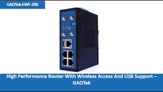 High Performance Router With Wireless Access And USB Support – GAOTek