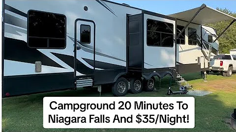 This Campground Is 20 Minutes From Niagara Falls And Less Than $35/Night! Four Mile Creek State Park