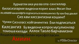 Тингланг ва қалбингиз ором олсин.Аллоҳни зикр қилиш билан қалблар ором олмасми?!(13:28).