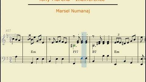 Indifférence (Tony Murena) - Accordion Sheet music