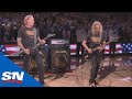 Metallica Perform The Star Spangled Banner Before Game 3 of the 2019 NBA Finals