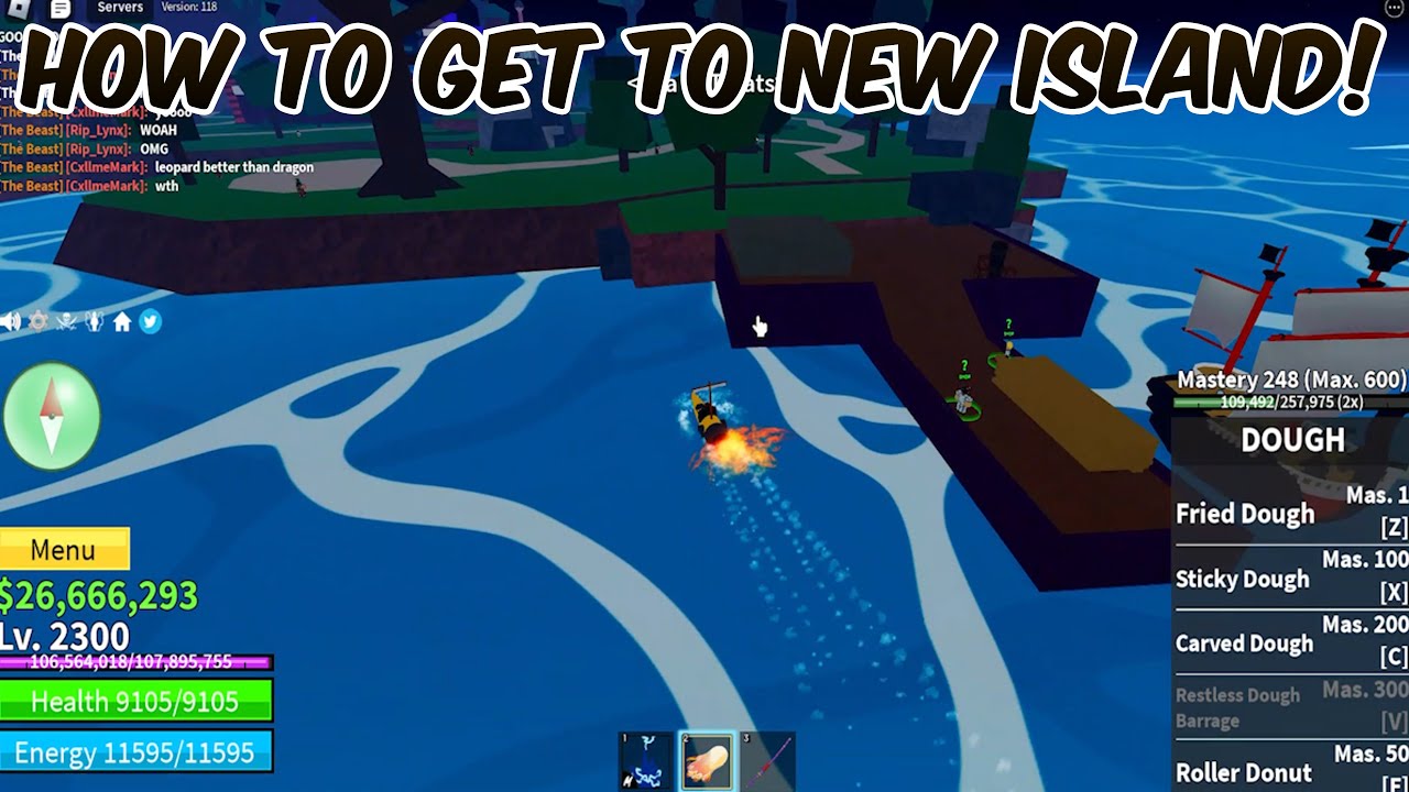 How to get to the NEW Island in Update 17 - Blox Fruits Update 17 [Roblox]  