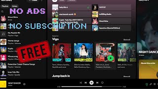 Download lagu Cara menghilangkan iklan di web spotify tanpa berlangganan