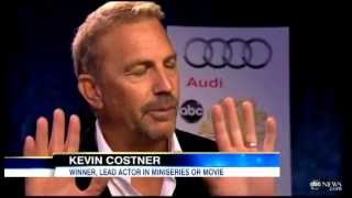 Up Close with the Winner KEVIN COSTNER  Emmy 2012 at the  GMA Emmys After Party