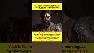 Yash Dives Deep into Ravana's Psyche! Intense Shoot Schedule in Film City revealed #viral #ytshorts