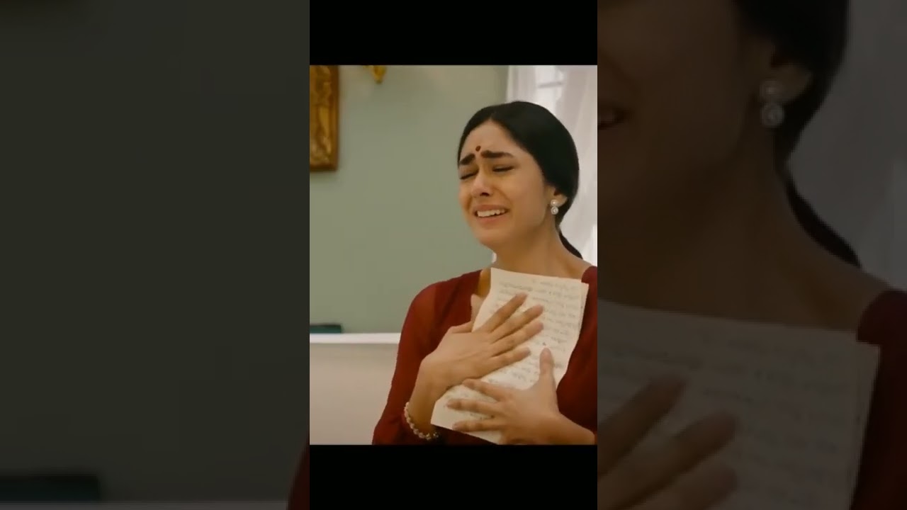 Sita ramam climax scene/sita ramam letter YouTube