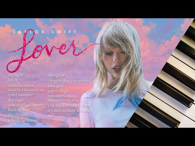 taylor swift lover | 1.5 hours of calm piano ♪ class=