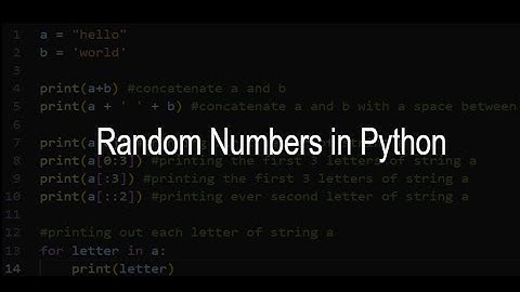 Using the Random Module in Python
