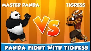 ► Ninja Panda KungFu Fighting - Kung fu panda street fighting (Master Panda vs Tigress) Gameplay screenshot 4