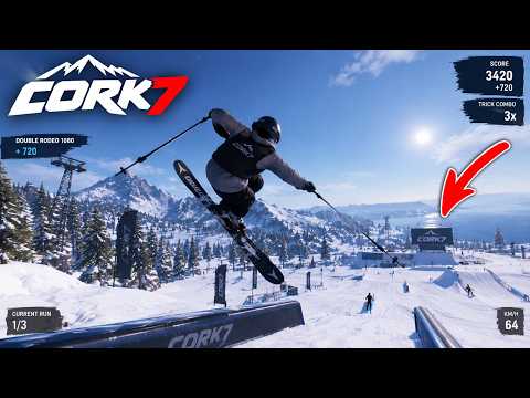 Cork7 mountain run — spins, rails and landings