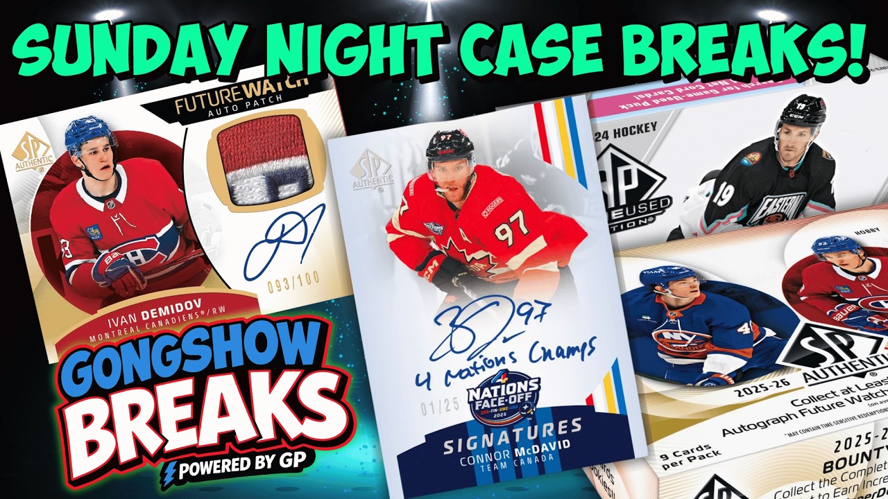 2025 SP Authentic Future Watch Hunt + Celebrini & Bedard Chases | Gongshow Breaks